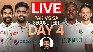 PAK vs SA Live Match Today Second Test Day 4 | Pakistan vs South Africa Live Score & Commentary |