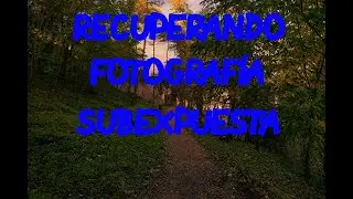 RECUPERAR FOTOGRAFÍA SUBEXPUESTA DE MANERA FÁCIL