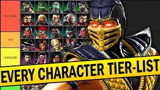 Ranking EVERY Mortal Kombat Character Ever Made!