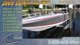 2005 Donzi 38 ZRC High Performance Boat