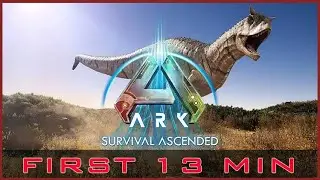 ARK ASCENDED FIRST 13 min GAMEPLAY WITH 1080 :(
