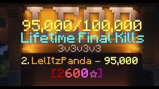 Becoming the Best Bedwars Player (95,000 Final Kills)