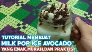 MILK POP ICE AVOCADO YANG ENAK,MURAH,DAN PRAKTIS