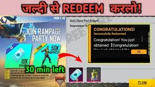 FREE FIRE REDEEM CODE TODAY 24 JUNE | 3 Diamond Royale Redeem Code || FREE FIRE REDEEM CODE TODAY