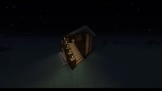 Красивый, большой, деревянный дом в маинкрафт(Часть 1)
