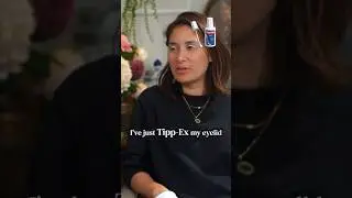 Claudia tipp-exed her eyelids?!