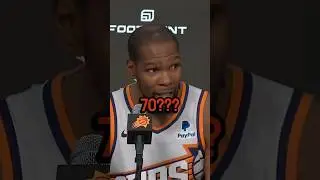 Hilarious reaction from KD when he found out about Embiid's 70-point game 😂 
