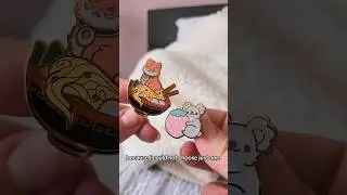 get a free pin in my shop this weekend! 🩷 #smallbizz #artbusiness #enamelpins #creative #art #anime