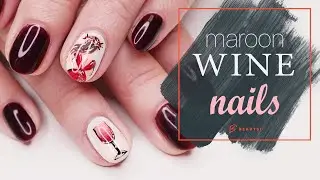 Maroon Wine Nails Design | Manicure