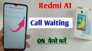 redmi A1 call waiting setting / how to enable call waiting in redmi A1 / redmi A1 call waiting