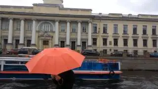 Санкт-Петербург (Saint Petersburg). Водная прогулка по каналу 