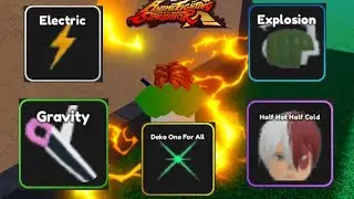 ALL QUIRKS SHOWCASE! IN ANIME FIGHTING SIMULATOR X! (Roblox)