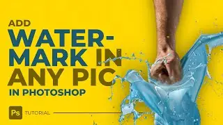 Add Watermark To Photo In Photoshop in 1 click
