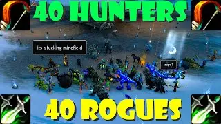 40 Hunters VS 40 Rogues