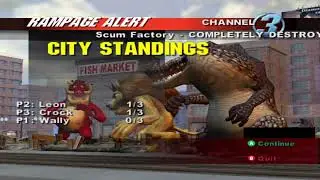 Rampage Total Destruction King of the City New York Madagascar Super Sized!