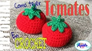 Como Tejer Tomates en Crochet