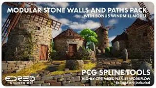 Modular Stone Walls And Paths Asset Pack