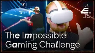 Can this Pro Gamer Complete An IMPOSSIBLE Beat Saber Challenge? | GamesMaster