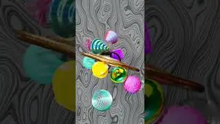 Satisfying Abstract Animation in Blender.