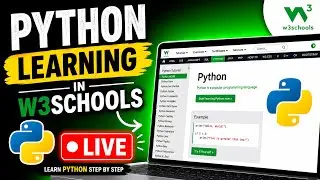 Python Tutorial for Beginners | Learn Python Easy with W3Schools 🔥 Live