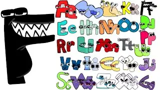 Alphabet Lore Snakes Transform from Fat F (A-Z)