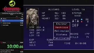 Castlevania: Symphony of the Night speedrun in 16:49 (no commentary)