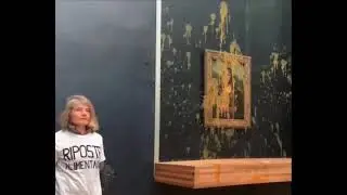 ⚡️«Экоактивисты» совершили акт вандализма против «Моны Лизы» Леонардо Да Винчи.