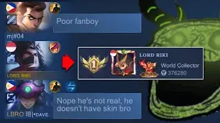 HAYABUSA "NO SKIN" PRANK IN MYTHICAL IMMORTAL!! 🤫 (World collector got humbled)