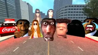 Angry Munci Multiverse, Goofy Ahh Family, Obunga Family And Rosalia Bizcochito Nextbot Gmod