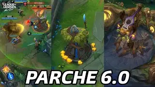PREVIA DEL PARCHE 6.0 DE WILD RIFT: NUEVOS CAMPEONES, CAMBIOS MASIVOS DE JUGABILIDAD, SKINS Y MÁS.