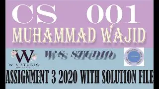CS001 assignment 3 solution 2020 ~ cs 001 assignment