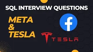 EASY SQL Interview Questions asked in Facebook & Tesla for data positions | Interview PREP