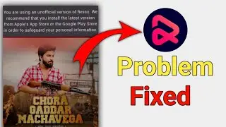 you are using unofficial version of resso|you are using unofficial version of resso problem fixed
