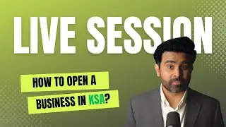 Free Webinar: How to start a business in Saudi as an Expat?