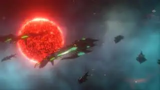Stellaris - Выстрел из главного орудия линкора