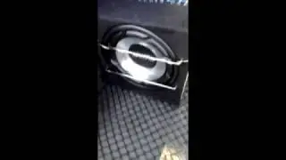 SUBWOOFER BASS TEST CRUNCH SET - CRB 350 + GTX 2400