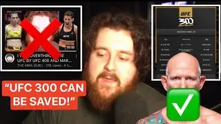 The MMA Guru EXPLAINS HOW TO SAVE UFC 300 & WONDERS What The MAIN EVENT WILL BE!