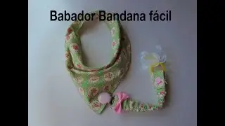 Babador bandana diy fácil Baby Bid