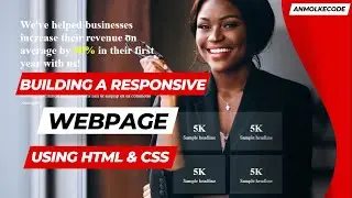 Responsive Webpage For beginners | HTML & CSS
