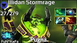 Illidan Stormrage plays Pugna!!! Dota 2 7.19