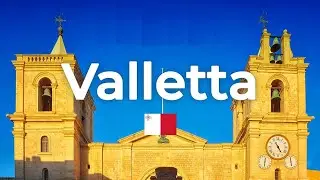 Valletta Walking Tour Malta 2022 in Summer Heatwave