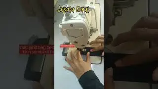 Cara menggunakan sepatu kerut pada mesin High speed 