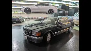 1:18 Diecast Review Unboxing Mercedes Benz 560SEC  & AMG C63S #mercedes #amg #review #model #diecast