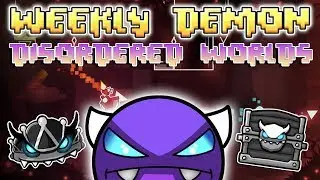 (Weekly Demon #72) Geometry Dash 2.11 - Disordered Worlds [1 Coin] - By DamianosKabanos