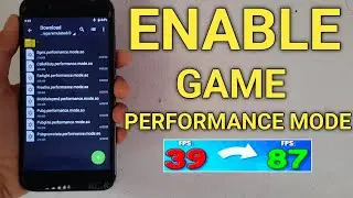 Enable Game Performance Mode | Smooth Android & Max FPS - No Root