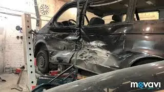 Рабочие будни MYBMW. Тянем стапелем не совсем профильную машину:)