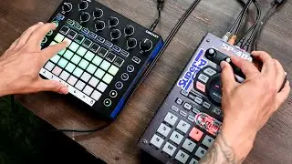 Roland SP-404 + Novation Circuit | Making Beats with Ricky Tinez