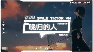 轻烟大叔 - 晚归的人 (抖音热播DJ版) Người Trở Về Muộn (Remix)『我终于知道生活就像无垠辽阔的海，我终于知道你们是我的帆。』【2k24抖音火流行歌曲推荐TikTok】