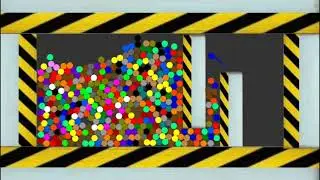 Shutter Crush Proliferation Marble Race in Algodoo