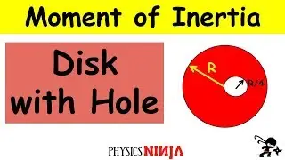 Moment of Inertia of a Disk with a Hole